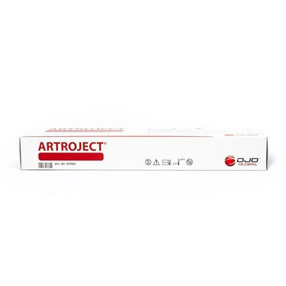 Hyaluronsäure Gelenkspritze ARTROJECT 50mg/10ml von ORMED für Arthrose im Kniegelenk, injiziert bei degenerativen Veränderungen.