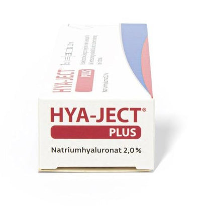HYA-JECT Mini 10mg/1ml Hyaluronsäure Gelenkspritze für kleine Gelenke, von ORMED GmbH, in der Verpackung.