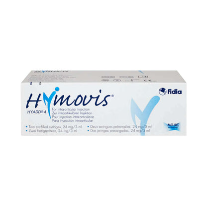 Hymovis 24mg/3ml Gelenkspritzen von Fidia Pharma, sterile Hyaluronsäure-Injektionen in Fertigspritzen für Gelenksbehandlung