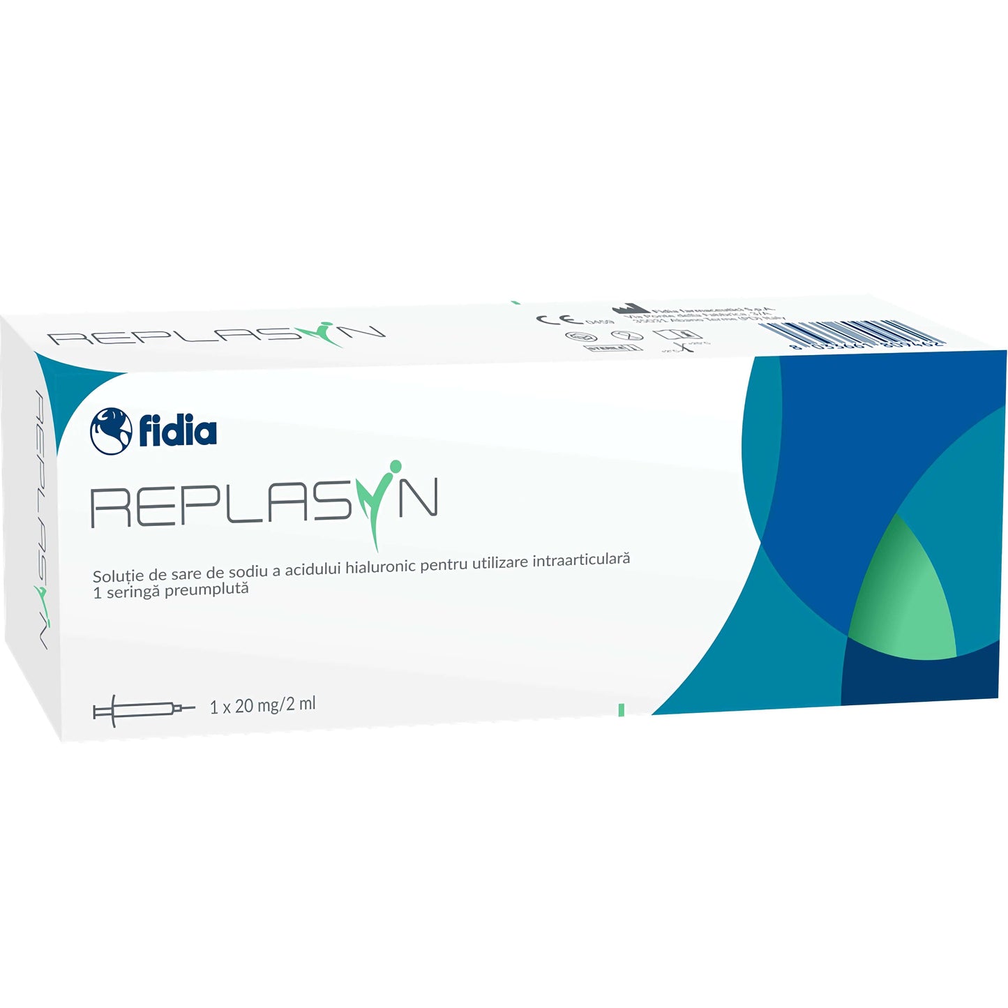 Hyaluronsäure Gelenkspritze von Fidia Pharma, intraartikuläre Injektion gegen Arthrose, 2ml Fertigspritze für Gelenkinjektionen