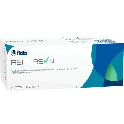 Hyaluronsäure Gelenkspritze von Fidia Pharma, intraartikuläre Injektion gegen Arthrose, 2ml Fertigspritze für Gelenkinjektionen