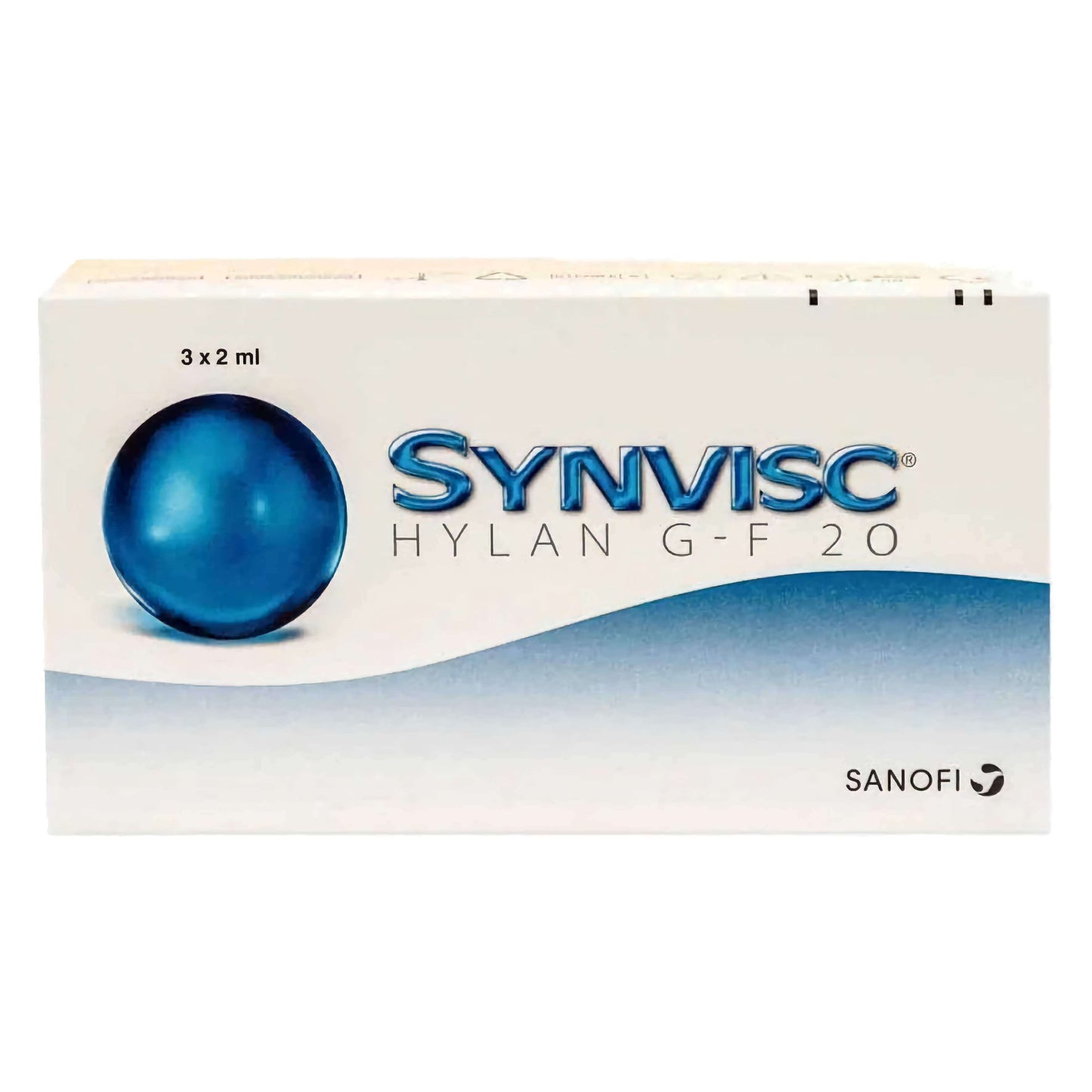 Drei Sanofi Synvisc 16mg 2ml Hyaluronsäure-Injektionen für Kniearthrose, in Fertigspritzen, medizinische Behandlung